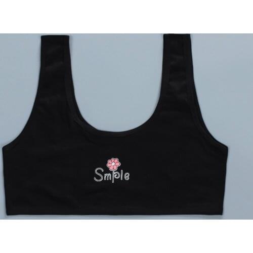 Tops For Girls Teen Bra Girl Top Vest Topic Girls Sport Adolescente Kids Teenagers Underwear Racerback Training Bras 8-15 Year