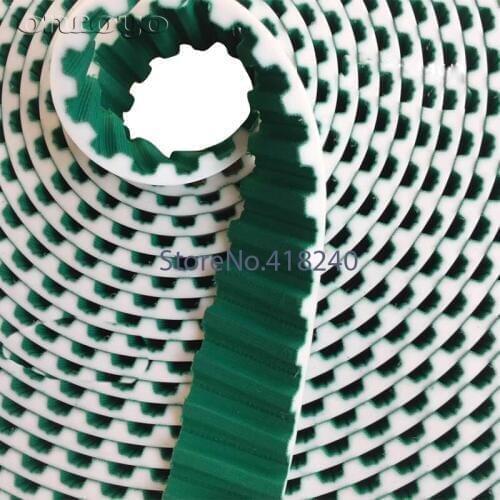 Computer Embroidery Machine Accessories T10*30MM Frame Belt Open Cloth Green Belt Square Teeth 1 Meters
