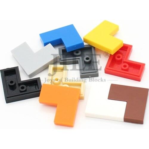 Moc Tile 2x2 Corner 14719 DIY Enlighten Classic Creative Building Bricks Blocks Bulk Set Compatible with Assembles Particles