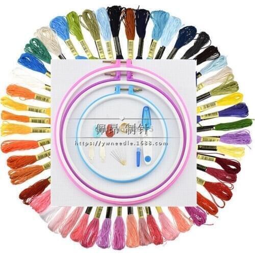 20set 50-100 colors Anchor Similar Embroidery Floss Cross Stitch Cotton Embroidery Thread Floss Sewing Skeins Craft Set