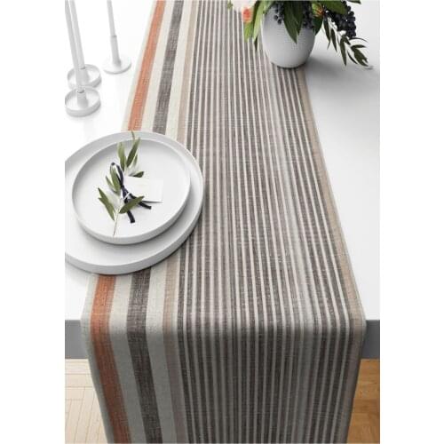 Runner Soft Cartoon Pattern Suede Woven 140*40 Cm Wedding Christmas Decoration Tablecloth Luxury