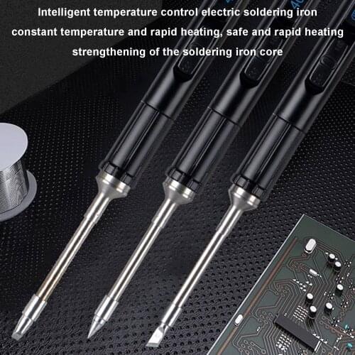 18W Digital Electric Soldering Iron Kit Set Temperature Adjustable Welding Tool Heater Soldering Tips LED Adjustable Tool