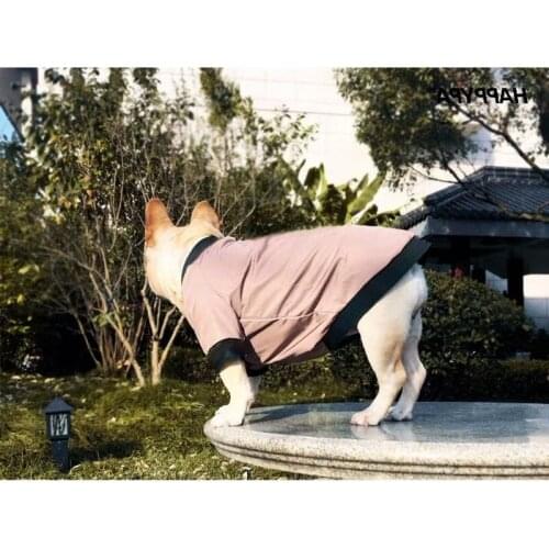 New Style French Bulldog Jacket Pet Dog Winter Warm Coat For Small Medium Dogs Schnauzer Pug Hoodie Clothes Dropshipping ZLC32