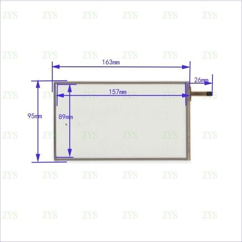 Wholesale AM3715 163*95mm resistance screen for GPS CAR this is compatible Touchsensor glass AM 3715