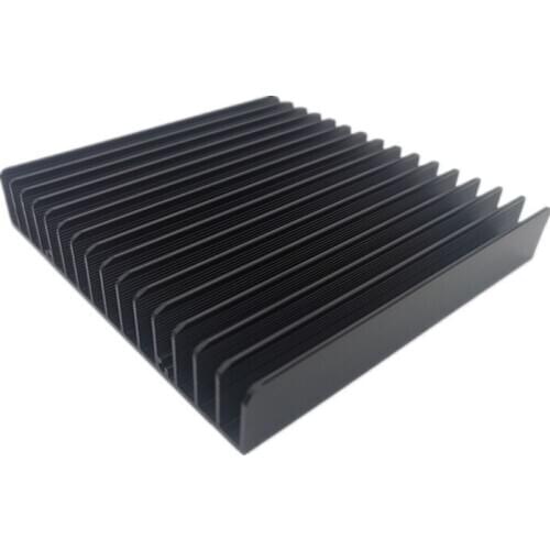 1pcs heat dissipation base for ax3pro phone Router radiator Anode insulation black 120*120*20mm + silicone pad