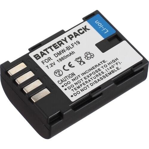 Rechargeable Lithium-ion Battery Pack for Panasonic DMWBLF19, DMW-BLF19, DMW-BLF19E, DMW-BLF19PP