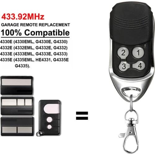 LiftMaster Craftsman Chamberlain 4335E 4333E 4332E 4330E garage door remote control handheld transmitter