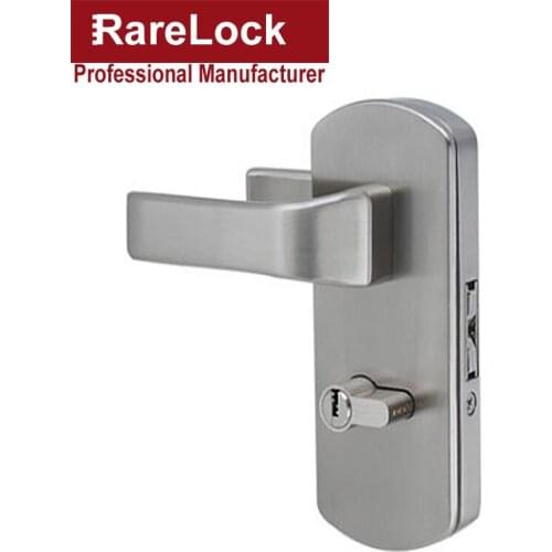 Handle Door Lock for Office Showroom Glass Door Hardware Hotel Meeting Room DIY Accessories Rarelock MS396 a