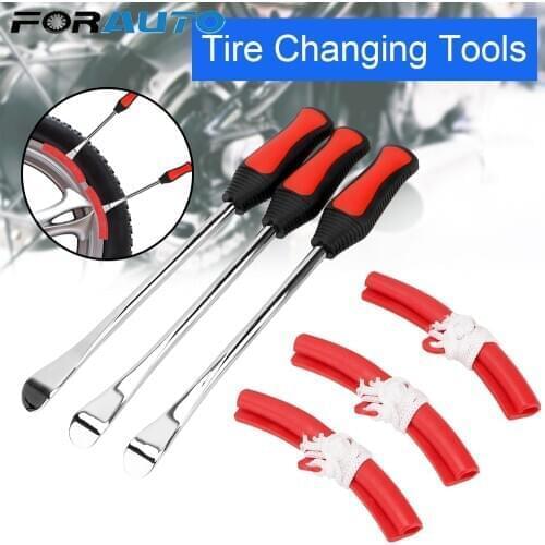 Rim Protector Tire Changing Lever Tools Auto Spoon Tire Kit Motorcycle Bicycle Tire Changing Levers