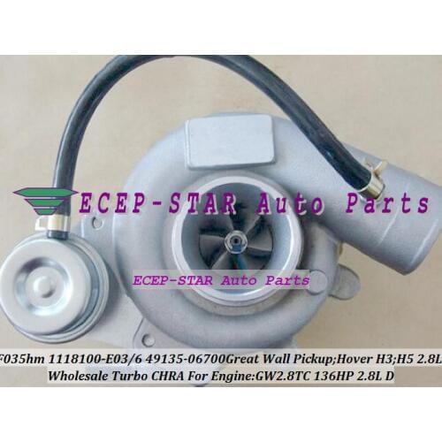 TF035 49135-06700 1118100-E06 1118100-E03 49135-06710 Turbo For Great Wall GW Auto Pickup Hover H3 H5 Haval 2.8T GW2.8TC 2.8L