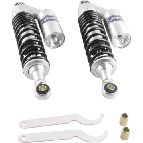 320mm Motorcycle Air Shock Absorber Rear Suspension Universal For Yamaha Motor Scooter ATV Gokart Quad Silver+Black