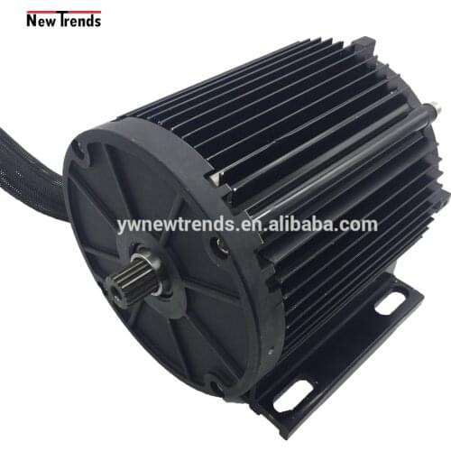 2.5KW 72V High Speed DC Brushless Motor For DIY Electric Motorcycle Go-Kart Scooter/SUVS/ Electric Car