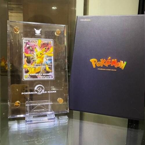 Premium Display Pokemon Card Protector Booster Box Protector Box Booster Magnetic Case for Pokemon Game Cards Collection Case
