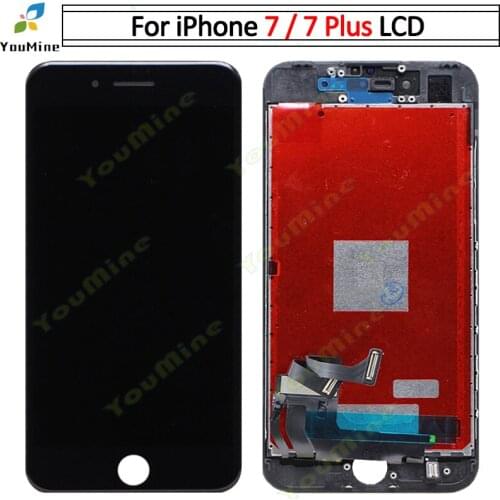 No dead pixel Tianma LCD Screen For Apple iPhone 7 7g 7 plus 7+ LCD display glass with touch digitizer assemely mobile phone