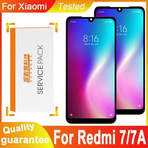 100% Tested 6.26'' Display Replacement For Xiaomi Redmi 7 LCD Touch Screen Digitizer Assembly For 5.45'' Redmi 7A LCD Display