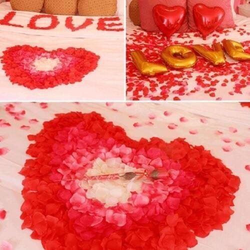 1000 rose petals wedding decoration artificial flowers silk flower decoration decorative flowers and wreaths