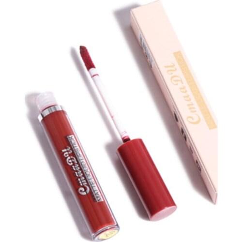 CammDu Sexy Long Lasting Makeup Non-Stick Cup Lip Gloss10 Color Matte Liquid Lipstick Matte Lip Gloss Waterproof Lipstick