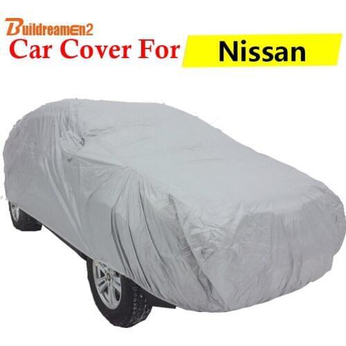 Buildreamen2 Car Cover Anti-UV Sun Rain Snow Scratch Dust Resistant Cover For Nissan Micra Murano Note X-Trail Paladin Maxima