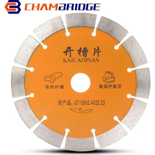 6Inch Diamond Saw Blade 150mm Dry-Cut Diamond Cutting Disc Grinder Saw Blade for Cut Concrete Ceramic Brick Marble Stone