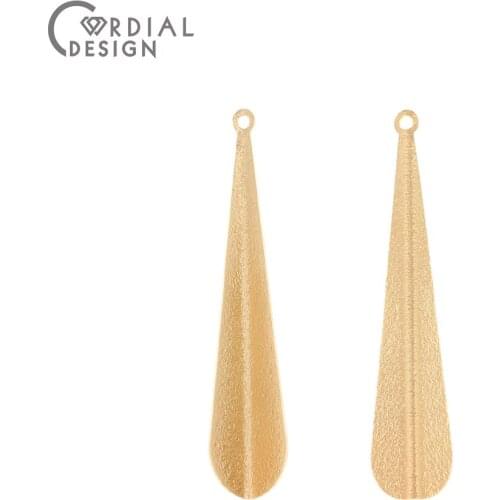 Cordial Design 100Pcs 10*53MM Jewelry Accessories/DIY Making/Charms/Hand Made/Copper/Connectors/Earrings Findings & Components