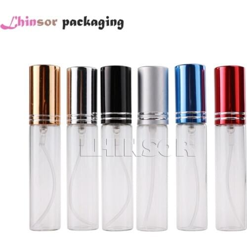 20pcs/lot 10ml Travel Portable Perfume Bottle Spray bottles Sample Empty Containers Atomizer Mini Refillable Bottles