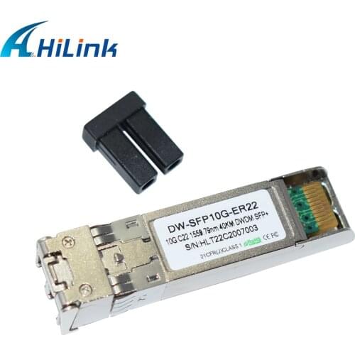 Hilink DWDM SFP module DW-SFP10G-ER C22 1559.79nm 40km 10G DWDM System DOM SFP Transceiver