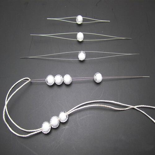 Jewelry Needle for Jewelry Making Opening Big Hole Beading Needle Diy Hand Tools Beads Threading Special Iron Needle Wholesale