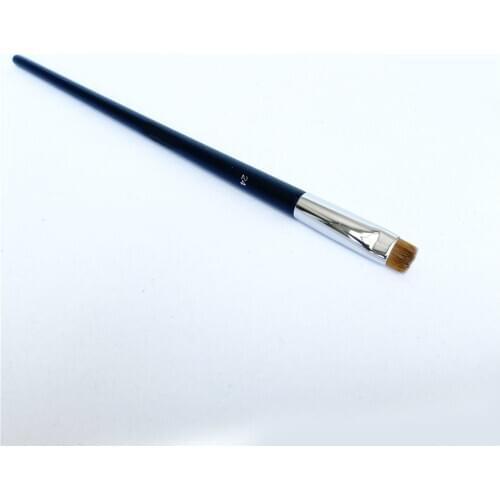 Eyeliner Brush N° 24 - 100% Weasel Hair - Eyelash Compact Liner, Blending Eye pencils, Perfect Eye Defining Makeup Brush