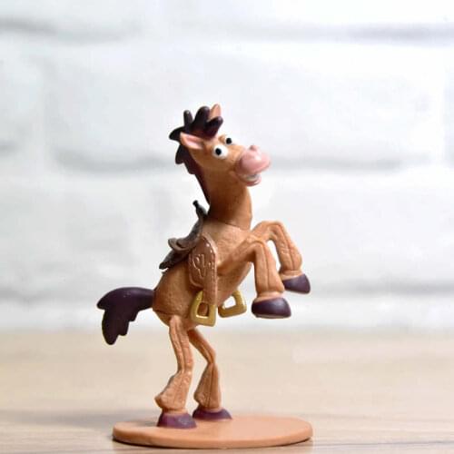Wholesale Disney 5pcs Toy Story Figure Toys Bullseye Figure The Horse Posture Model Anime Collection Figurine Doll