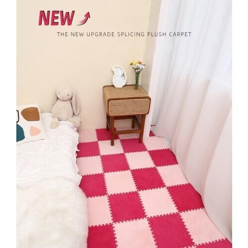 Carpet Bedroom Modern Minimalist Living Room Square Splicable Floor Mat Household Crawling Tatami Foam Floor Mat Rugs 1pc