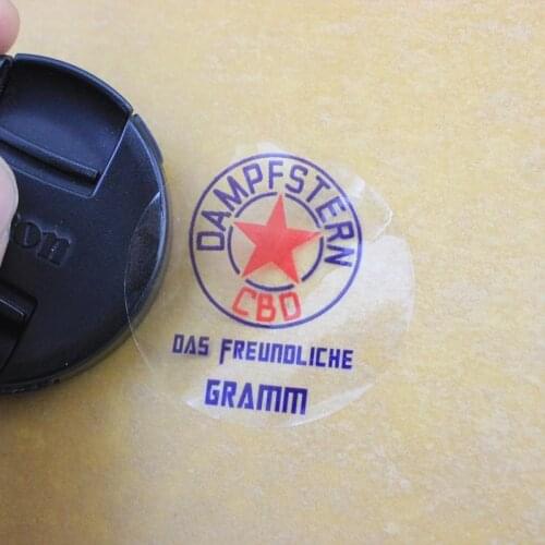 Custom High Security Transparent Destructive Labels,One Time Use Round Clear Vinyl Car Window Sticker