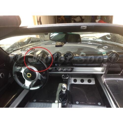 Matte Finish Dry Carbon Fiber LHD Instrument Binnacle Cover Replacement Fit For 2008-2011 Exige S2 Elise S2 Interior Trim