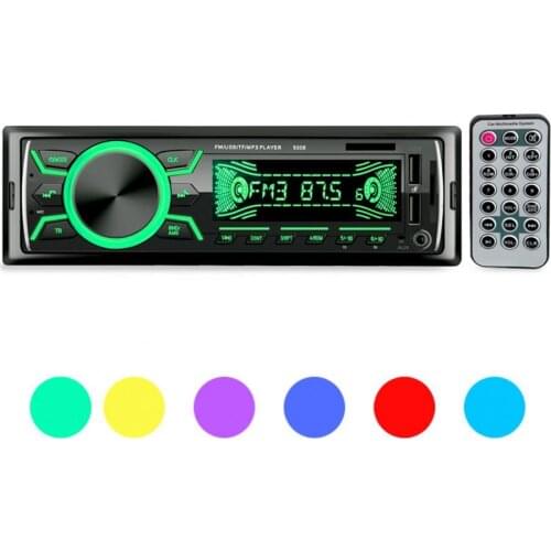 Multifunctional 5008 12V Car MP3 Player Dual USB Quick Charging Bluetooth Hands-free Radio Player for Vehicles Car Accessories