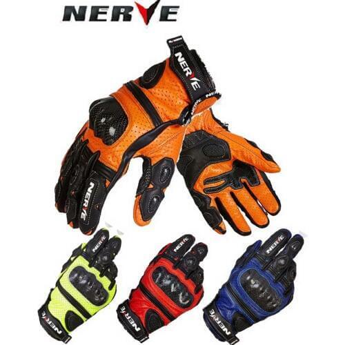 2019 New Authentic German NERVE KQ-1102 Cross country motorcycle gloves of carbon fiber and leather motorbike knight gloves