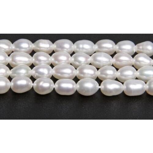 New Arrival Favorite Pearl Jewelry High Quality 3-4mm 100% Natural Loose Beads Rice Freshwater Pearls DIY Making Necklace Bracel