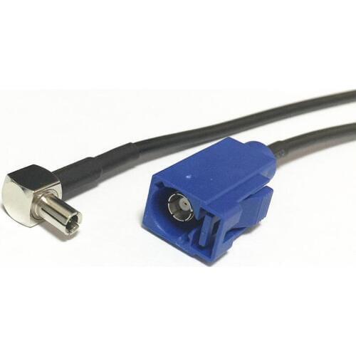 New Wireless Modem Wire TS9 Right Angle Switch FAKRA Connector RG174 Cable 20CM 8" Wholesale Fast Ship