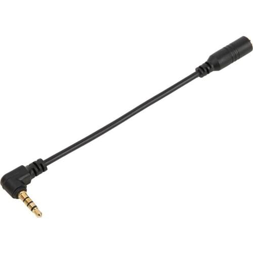 3.5mm Earphone Headphone Adapter Connector for TRS to TRRS Converter Cable Line for DSLR Cameras Mobile Phones Tablets