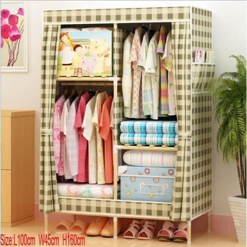 Factory Price Solid Wood Wardrobe length 100 cm