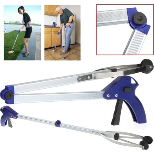 82cm Foldable Garbage Pick Up Tool Grabber Reacher Stick Reaching Grab Extend Reach Folding Grabber Pick Up TOOL Reacher Extend
