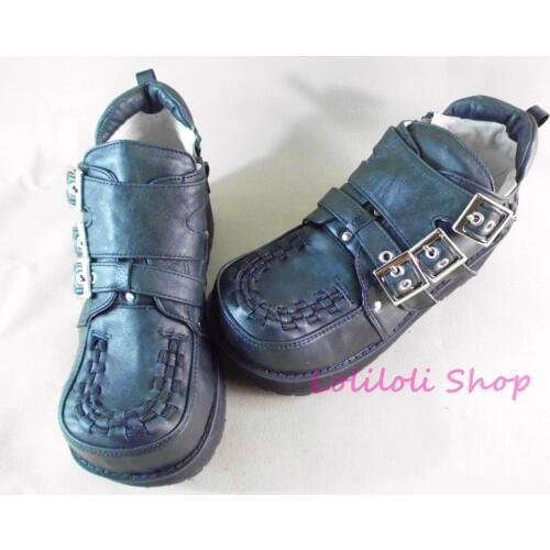 Princess sweet lolita shoes Loliloliyoyo antaina gothic Japanese design cos shoes custom thick bottom black flat shoes 5268x