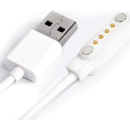 Universal 4Pin Magnetic Charging Cable USB Charger Cord for Kids Smart Watch