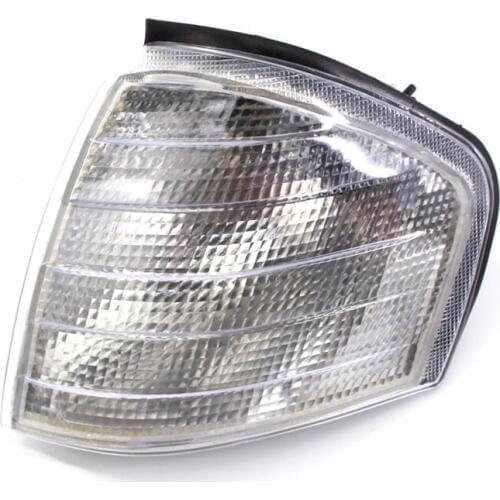 1 Pair Clear Turn Signal Corner Side Lamp Lights For C Class W202 94-2000