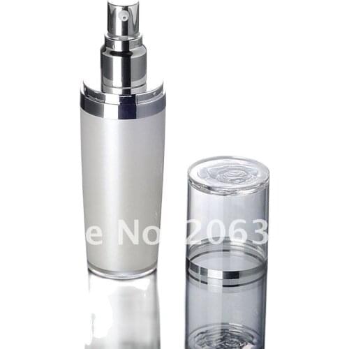 100ml pear white pump lotion bottle with flower shape lid