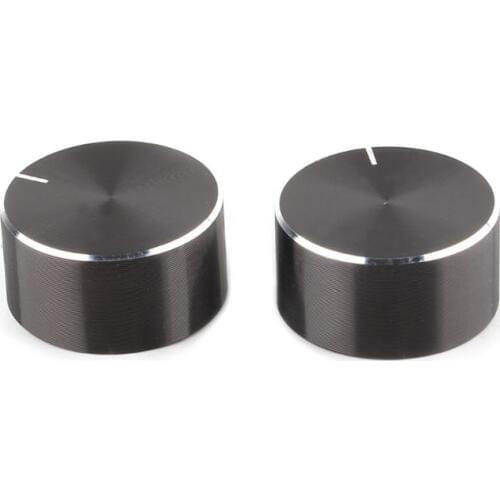 2Pcs 25x13mm D Axis Rotary Potentiometer Knob Encoder Volume Control For Speaker Amplifier Audio HiFi