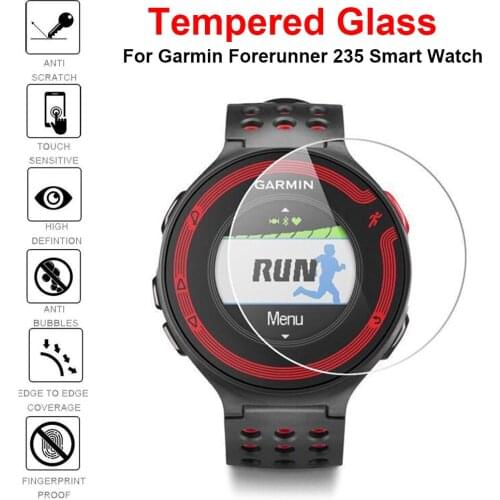 3Pcs Tempered Glass Film for Garmin Forerunner 235 Sport SmartWatch Screen Protector film 9H 2.5D Anti-scratch Protective Film