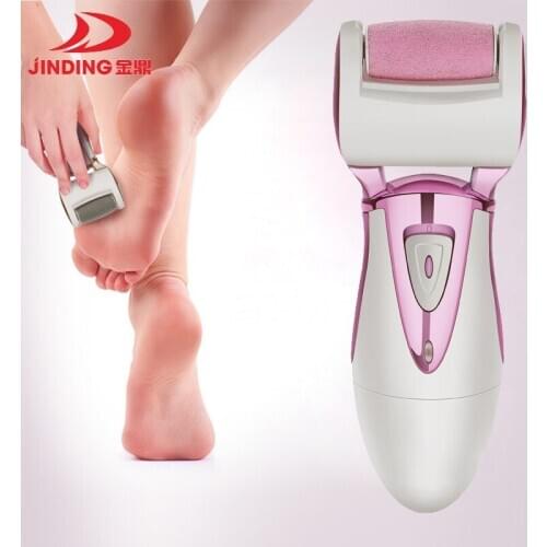 JINDING Electric Callus Remover Pedicure Machine Hard Dry Dead Cuticle Feet File Grinding Dead Skin Foot Care Tool Rechangeable