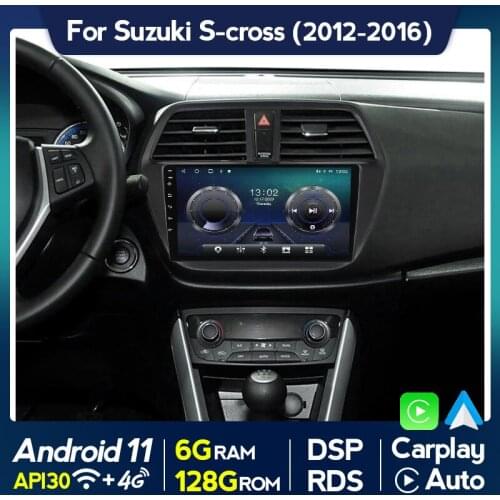 API30 Android 11 Car Radio Multimedia Video Player For Suzuki S-Cross SX4 2 2012-16 Stereo Receiver Auto Audio WIFI 4G LTE DSP