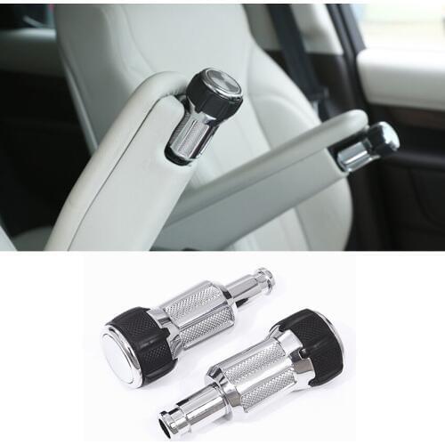 Car Styling For Land Rover Discovery 5 LR5 2017 Alloy Seat Armrest Box Adjustment Knob For Range Rover Vogue Sport L405 14-17