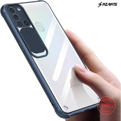 Rzants For Samsung Galaxy A21S Case [Lens Protection] Air Bag Conor Slim Thin Clear Cover Casing