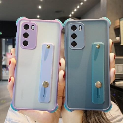 Wrist Bracelet Phone Case For Samsung S21 S10 S9 S8 Plus S21FE S20FE S10E A31 A51 A71 A81 A91 Note 20 10 9 8 Stand Holder Cover